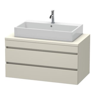 Duravit Waschtischunterschrank DuraStyle 100x54,8cm, Tau, f Kons, 2 Schubkästen