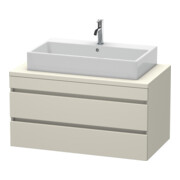 Duravit Waschtischunterschrank DuraStyle 100x54,8cm, Tau, f Kons, 2 Schubkästen