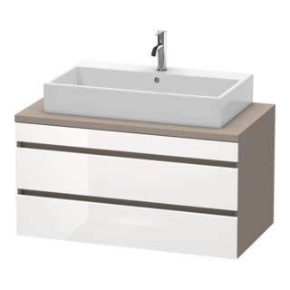 Duravit Waschtischunterschrank DuraStyle 100x54,8cm, w hg/b ma, f Kons, 2 SchKa.