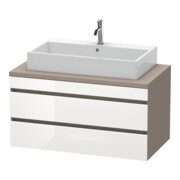 Duravit Waschtischunterschrank DuraStyle 100x54,8cm, w hg/b ma, f Kons, 2 SchKa.
