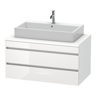 Duravit Waschtischunterschrank DuraStyle 100x54,8cm, w hgl/we m, f Kons, 2 SchKa.