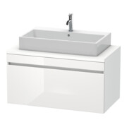 Duravit Waschtischunterschrank DuraStyle 100x54,8cm, w hgl/we ma, f Kons, 1 Ausz.