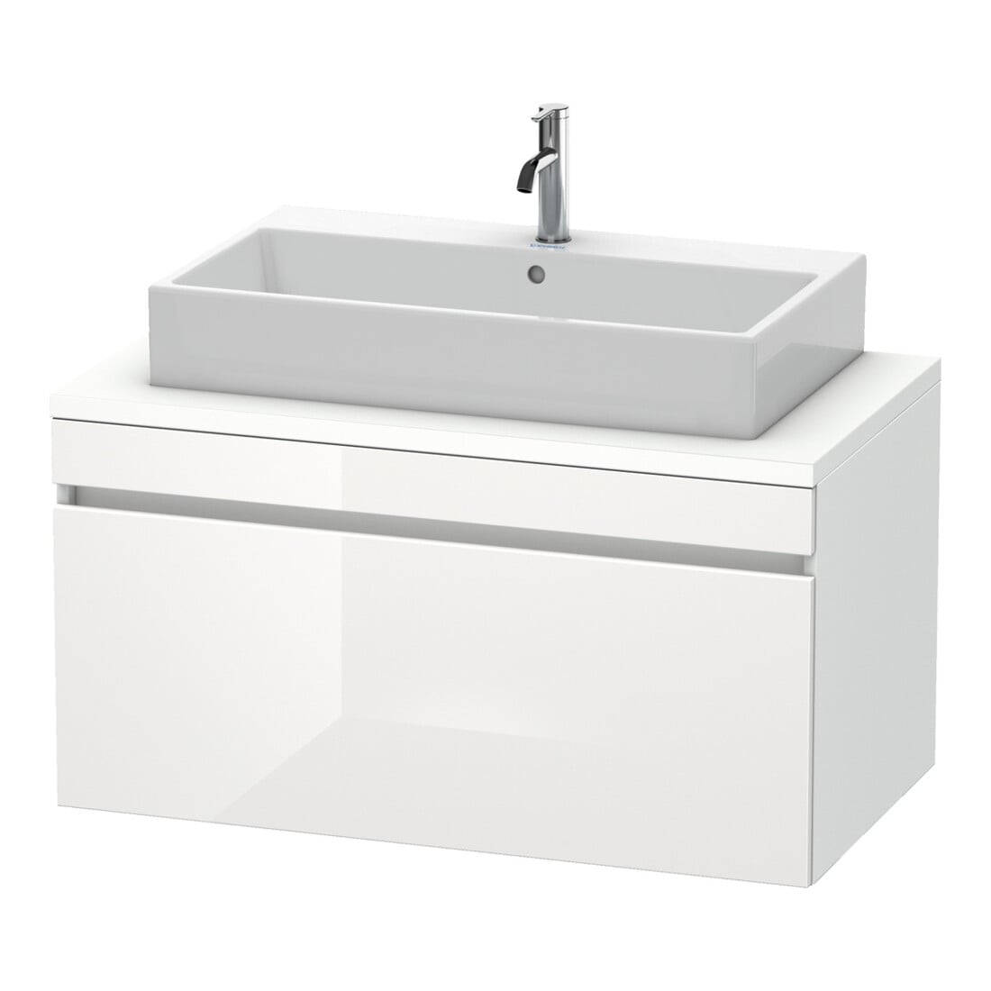 Duravit Waschtischunterschrank DuraStyle 100x54,8cm, w hgl/we ma, f Kons, 1 Ausz.
