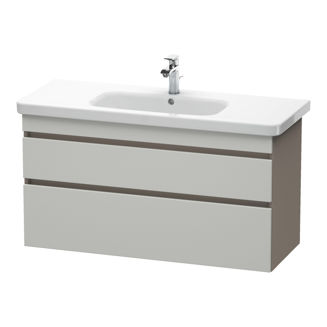 Duravit Waschtischunterschrank DuraStyle 113x44,8cm, betg/ba ma, 2 SchKa., wandhängend