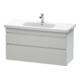 Duravit Waschtischunterschrank DuraStyle 113x44,8cm, betgr/we ma, 2 SchKa., wandhängend-1