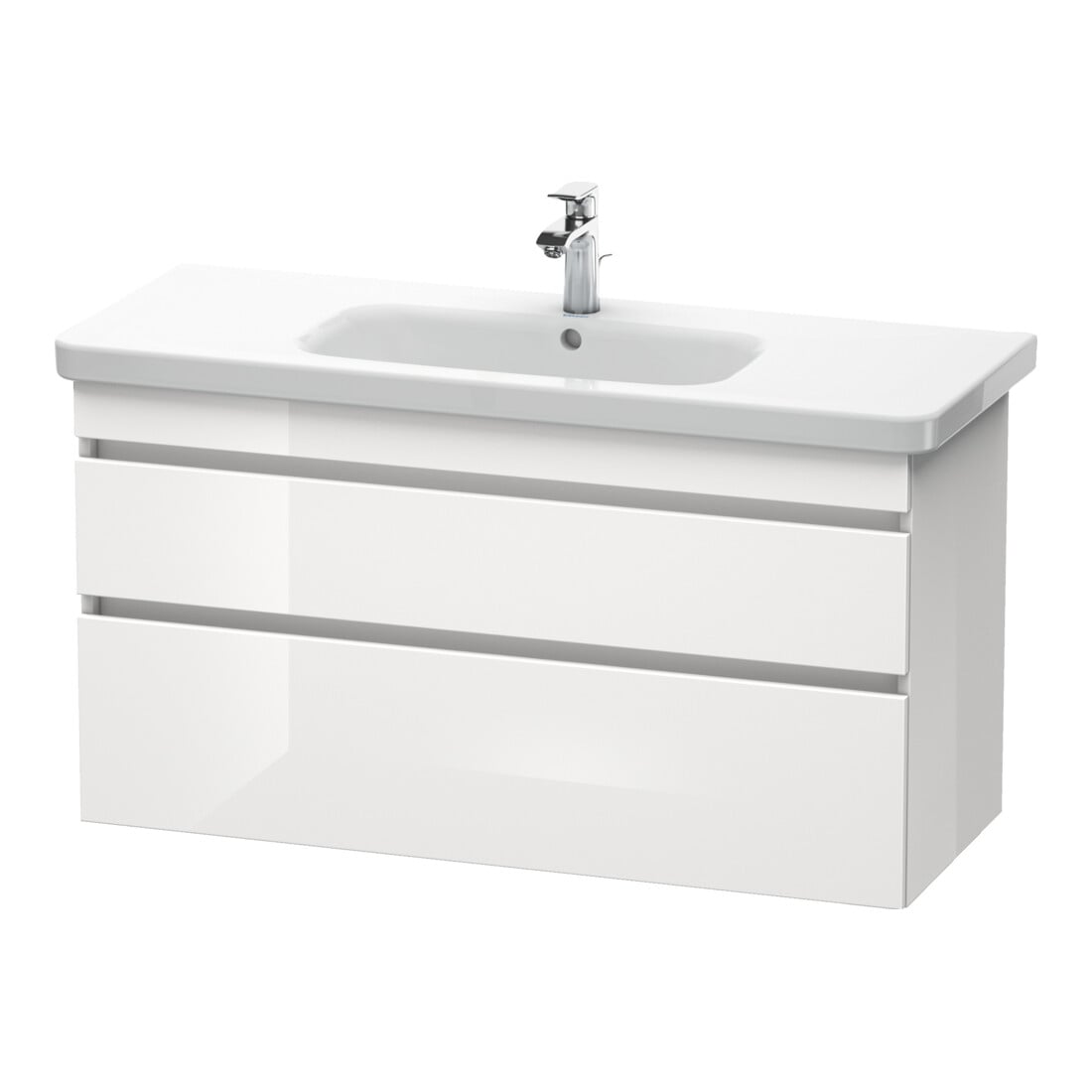 Duravit Waschtischunterschrank DuraStyle 113x44,8cm, E na/we ma, 2 SchKa., wandhängend