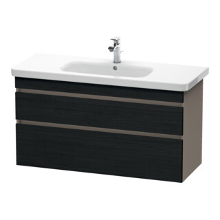 Duravit Waschtischunterschrank DuraStyle 113x44,8cm, E sw/Bas ma, 2 SchKa., wandhängend