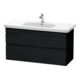 Duravit Waschtischunterschrank DuraStyle 113x44,8cm, Ei sw, 2 Schubk., wandhängend-1