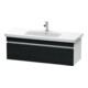 Duravit Waschtischunterschrank DuraStyle 113x44,8cm, Ei sw/we ma, 1 Ausz., wandhängend-1
