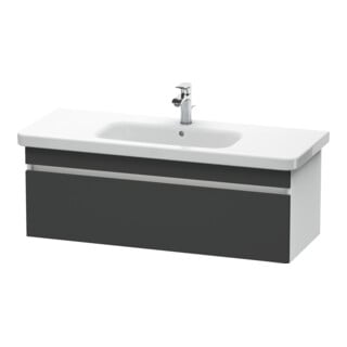 Duravit Waschtischunterschrank DuraStyle 113x44,8cm, gra m/we ma, 1 Ausz., wandhängend