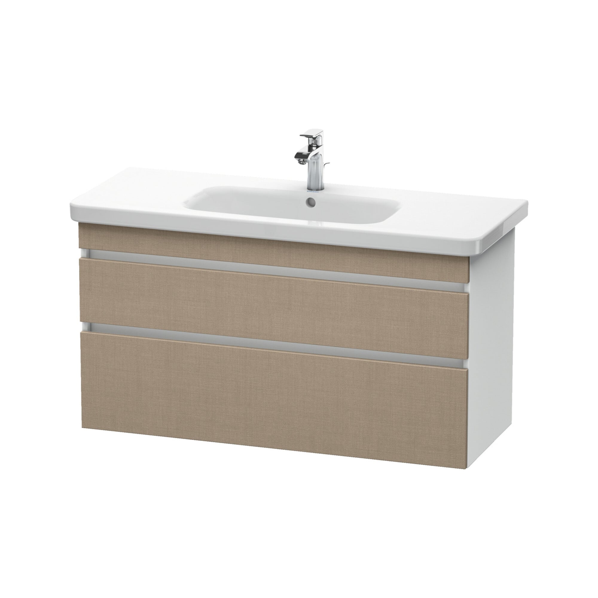 Duravit Waschtischunterschrank DuraStyle 113x44,8cm, lei/we ma, 2 SchKa., wandhängend