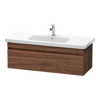 Duravit Waschtischunterschrank DuraStyle 113x44,8cm, Nussb dkl., 1 Ausz., wandhängend