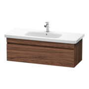 Duravit Waschtischunterschrank DuraStyle 113x44,8cm, Nussb dkl., 1 Ausz., wandhängend