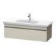 Duravit Waschtischunterschrank DuraStyle 113x44,8cm, tau/bas ma, 1 Ausz., wandhängend-1