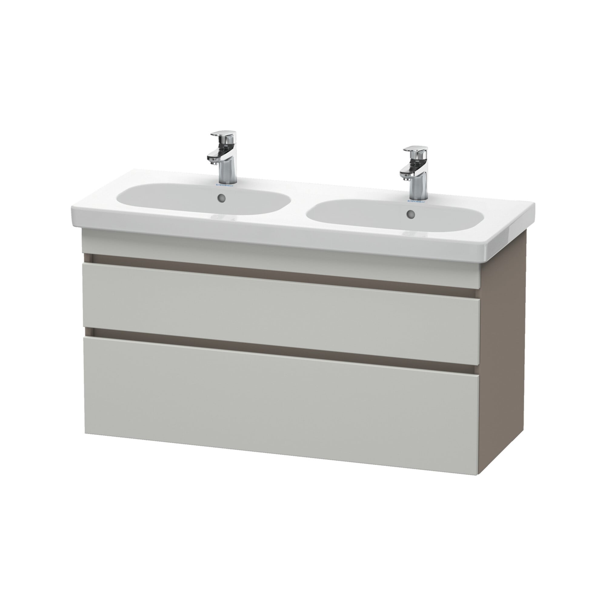 Duravit Waschtischunterschrank DuraStyle 115x45,3cm, betg/ba ma, 2 SchKa., wandhängend