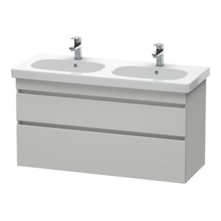 Duravit Waschtischunterschrank DuraStyle 115x45,3cm, betongr ma, 2 SchKa., wandhängend