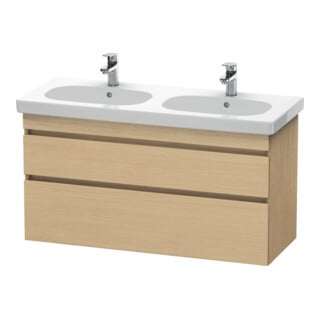 Duravit Waschtischunterschrank DuraStyle 115x45,3cm, Ei Nat, 2 Schubk., wandhängend