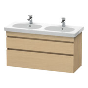 Duravit Waschtischunterschrank DuraStyle 115x45,3cm, Ei Nat, 2 Schubk., wandhängend
