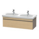 Duravit Waschtischunterschrank DuraStyle 115x45,3cm, Ei nat/b ma, 1 Ausz., wandhängend-1