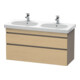 Duravit Waschtischunterschrank DuraStyle 115x45,3cm, Ei nat/b ma, 2 SchKa., wandhängend-1