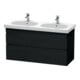 Duravit Waschtischunterschrank DuraStyle 115x45,3cm, Ei sw, 2 Schubk., wandhängend-1