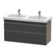 Duravit Waschtischunterschrank DuraStyle 115x45,3cm, gra m/ba ma, 2 SchKa., wandhängend-1
