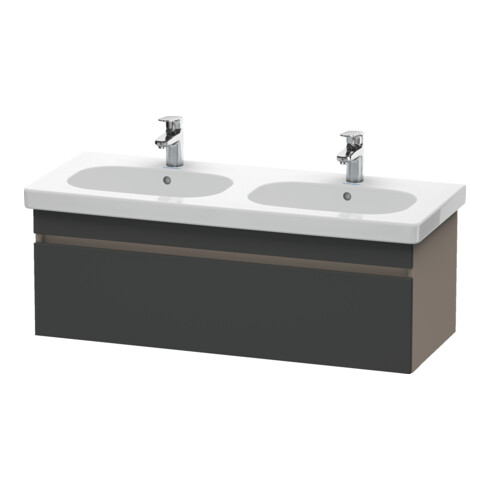 Duravit Waschtischunterschrank DuraStyle 115x45,3cm, gra m/bas ma, 1 Ausz., wandhängend