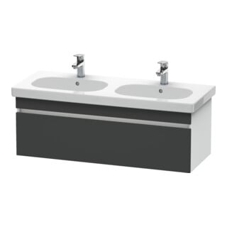 Duravit Waschtischunterschrank DuraStyle 115x45,3cm, gra m/we ma, 1 Ausz., wandhängend