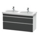 Duravit Waschtischunterschrank DuraStyle 115x45,3cm, gra m/we ma, 2 SchKa., wandhängend-1