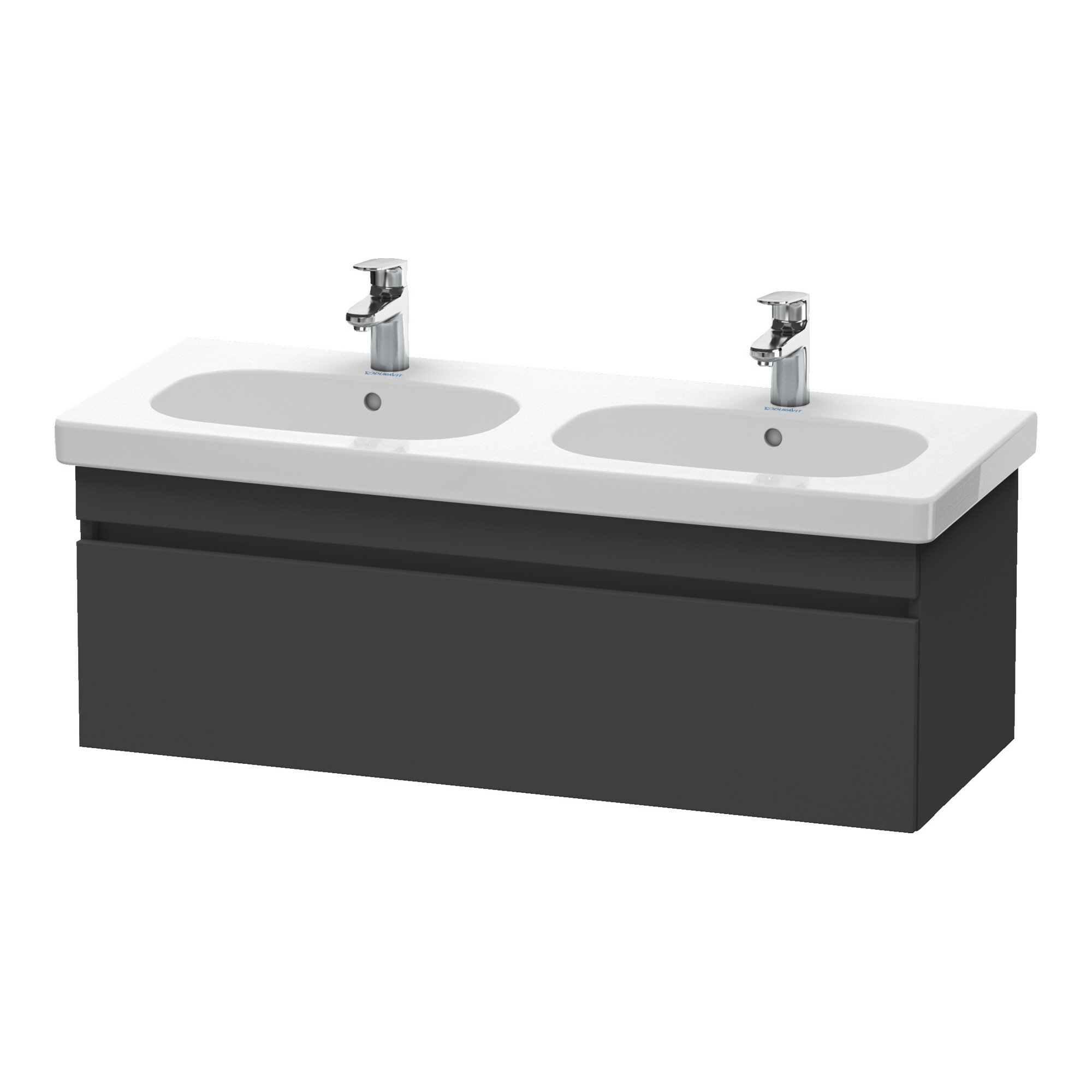 Duravit Waschtischunterschrank DuraStyle 115x45,3cm, graph ma, 1 Ausz., wandhängend