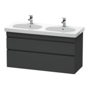 Duravit Waschtischunterschrank DuraStyle 115x45,3cm, graph ma, 2 SchKa., wandhängend