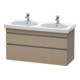 Duravit Waschtischunterschrank DuraStyle 115x45,3cm, lei/ba ma, 2 SchKa., wandhängend-1
