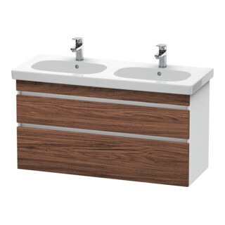 Duravit Waschtischunterschrank DuraStyle 115x45,3cm, N dk/we ma, 2 SchKa., wandhängend