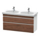 Duravit Waschtischunterschrank DuraStyle 115x45,3cm, N dk/we ma, 2 SchKa., wandhängend-1