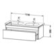 Duravit Waschtischunterschrank DuraStyle 115x45,3cm, N nat/b ma, 1 Ausz., wandhängend-5