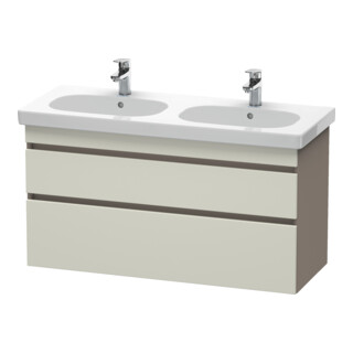 Duravit Waschtischunterschrank DuraStyle 115x45,3cm, tau/bas ma, 2 SchKa., wandhängend