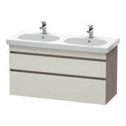Duravit Waschtischunterschrank DuraStyle 115x45,3cm, tau/bas ma, 2 SchKa., wandhängend