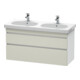 Duravit Waschtischunterschrank DuraStyle 115x45,3cm, tau/we ma, 2 SchKa., wandhängend-1