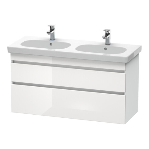 Duravit Waschtischunterschrank DuraStyle 115x45,3cm, w hgl/we ma, 2 SchKa., wandhängend