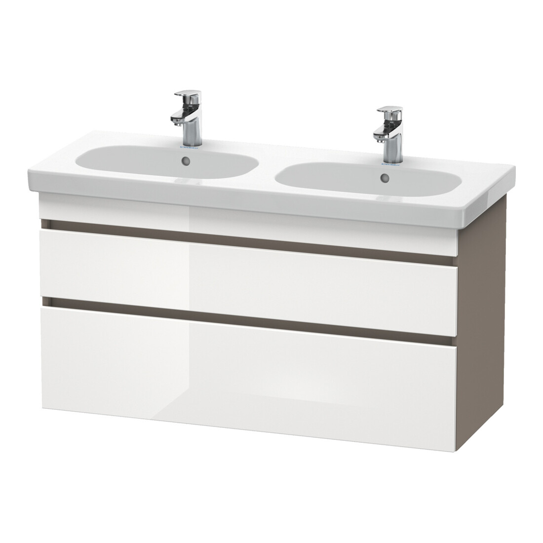 Duravit Waschtischunterschrank DuraStyle 115x45,3cm, we. hg/b ma, 2 SchKa., wandhängend