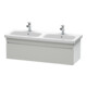 Duravit Waschtischunterschrank DuraStyle 123x44,8x39,8cm, 1 A, B l/r, betgr/we ma-1