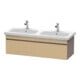 Duravit Waschtischunterschrank DuraStyle 123x44,8x39,8cm, 1 A, B l/r, Ei nat/b ma-1
