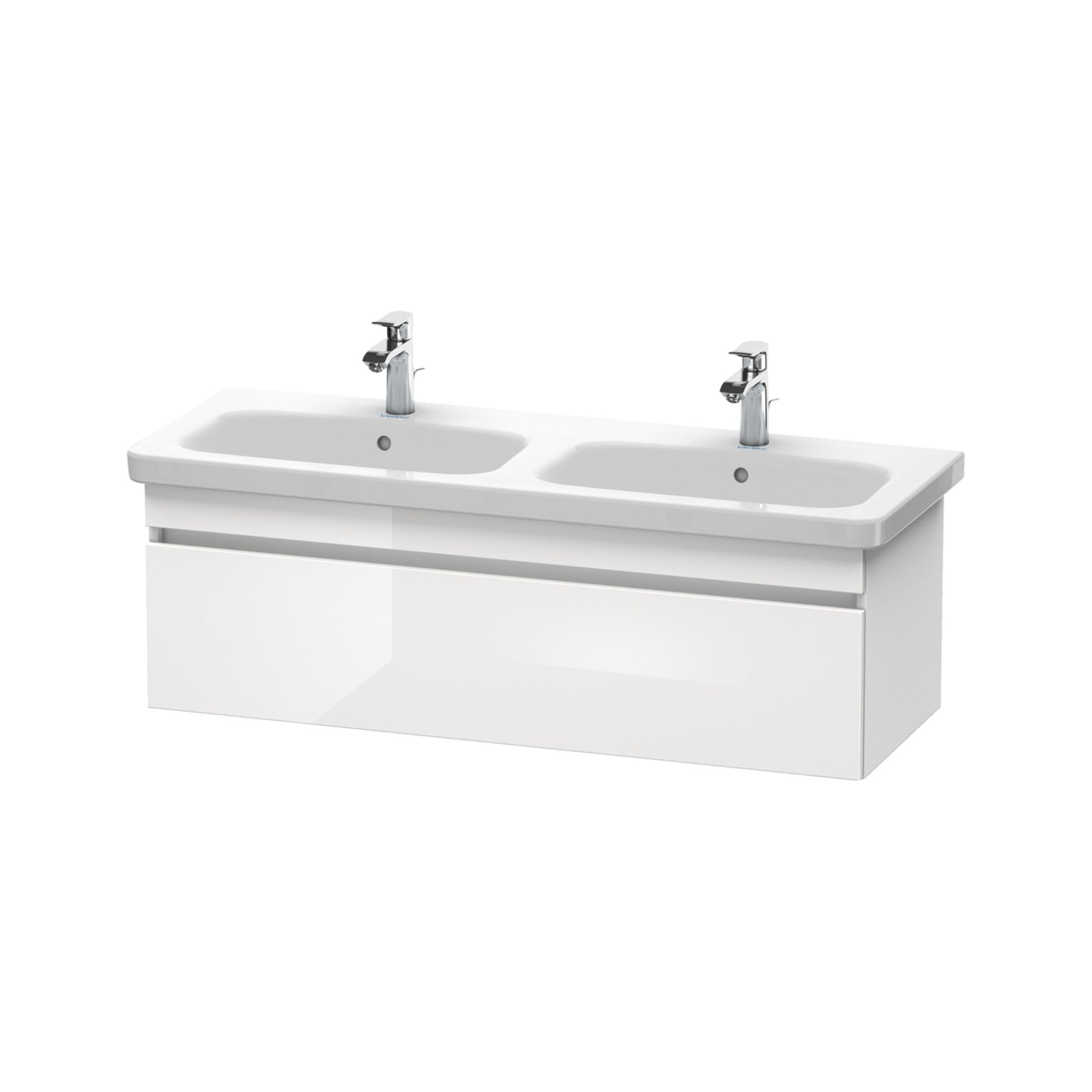 Duravit Waschtischunterschrank DuraStyle 123x44,8x39,8cm, 1 A, B l/r, w hgl/we ma