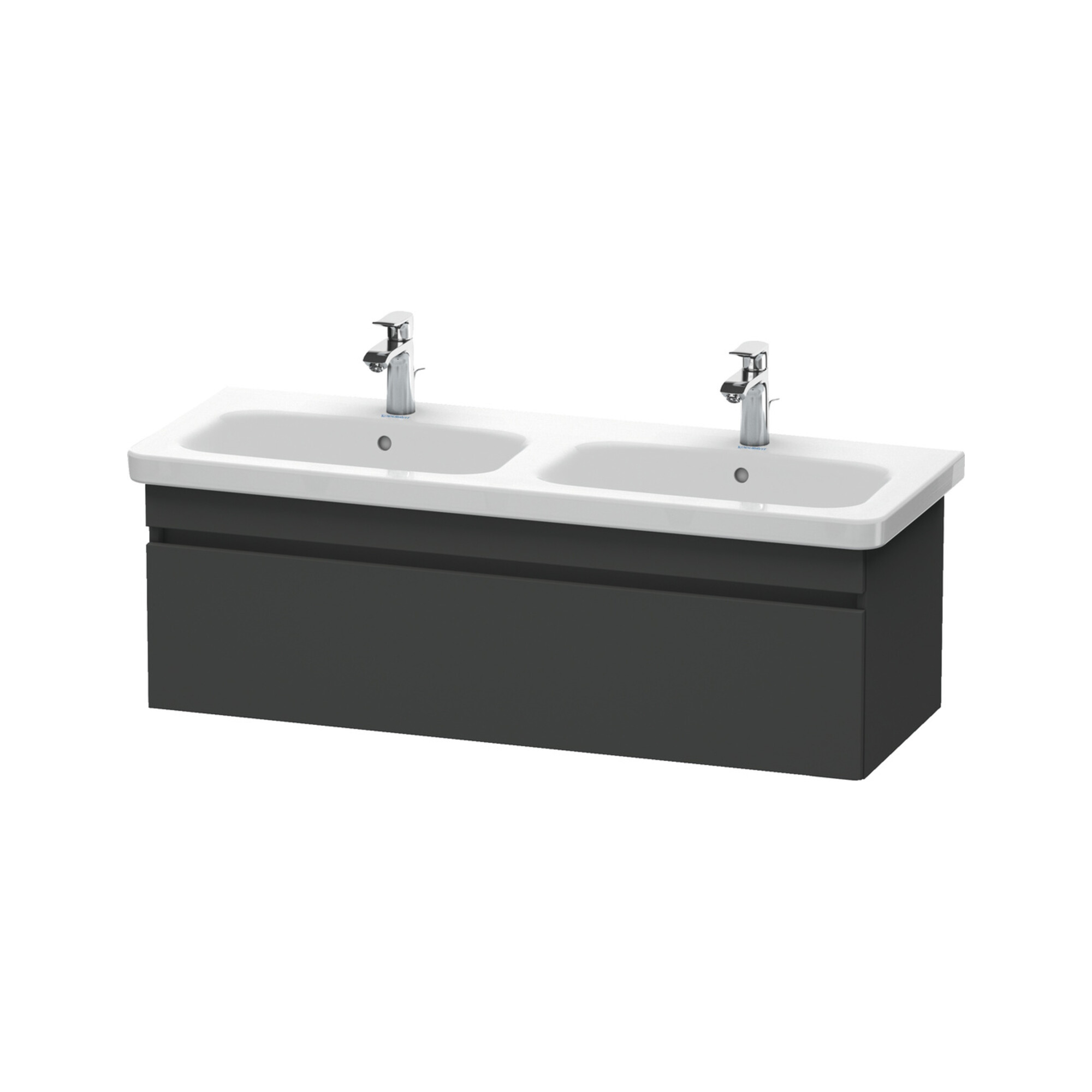 Duravit Waschtischunterschrank DuraStyle 123x44,8x39,8cm, 1 A, B li/re, graph ma