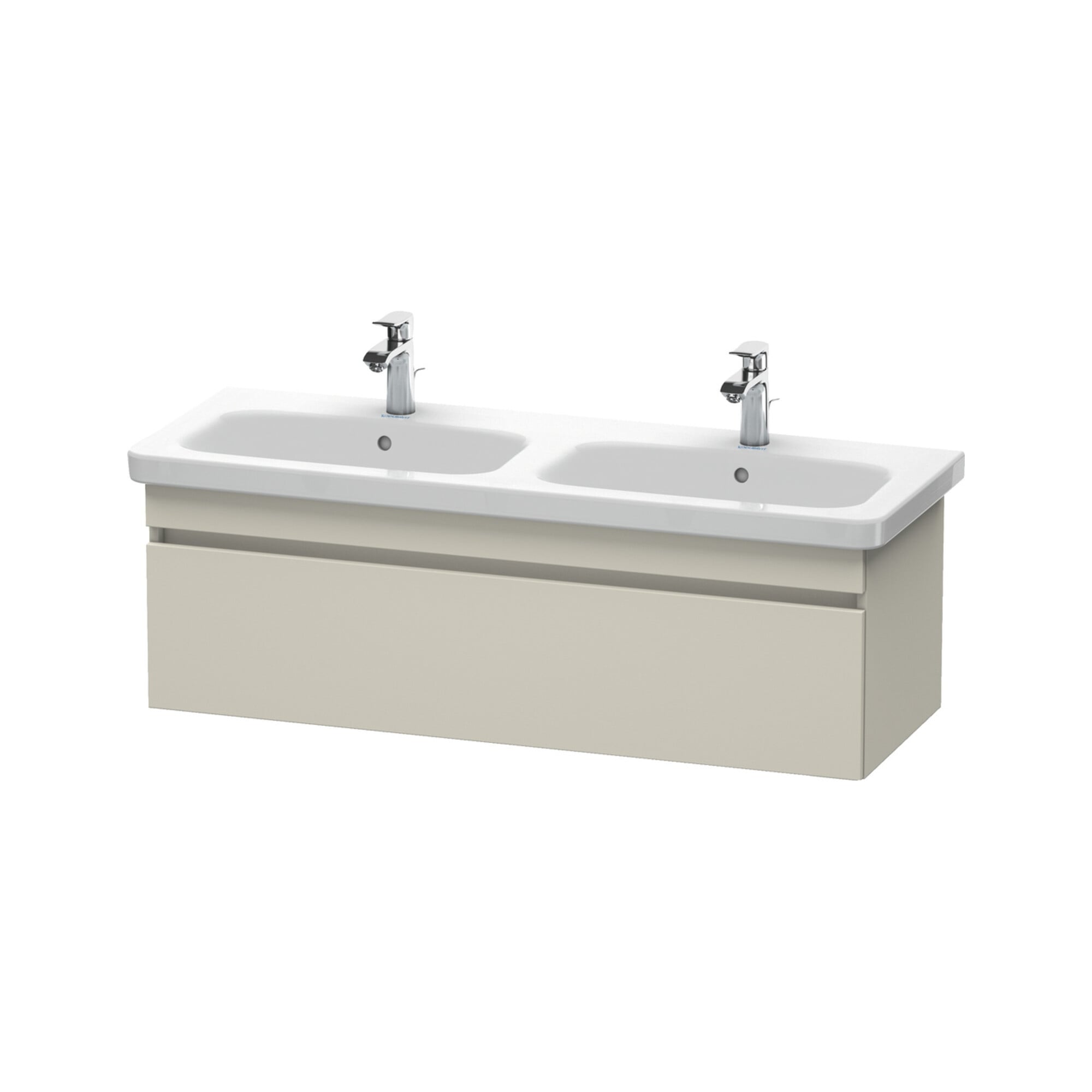 Duravit Waschtischunterschrank DuraStyle 123x44,8x39,8cm, 1 A, Beck. li/re, Tau