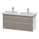 Duravit Waschtischunterschrank DuraStyle 123x44,8x61cm, 2 A, B l/r, ba matt/we ma-1