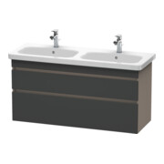 Duravit Waschtischunterschrank DuraStyle 123x44,8x61cm, 2 A, B l/r, gra m/bas ma