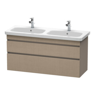 Duravit Waschtischunterschrank DuraStyle 123x44,8x61cm, 2 A, B l/r, leinen/bas ma