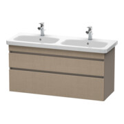 Duravit Waschtischunterschrank DuraStyle 123x44,8x61cm, 2 A, B l/r, leinen/bas ma