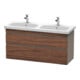 Duravit Waschtischunterschrank DuraStyle 123x44,8x61cm, 2 A, B l/r, N dk/b ma-1